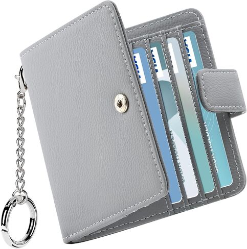 محفظة FurArt ثنائية الطي للنساء مع 9 فتحات، وحجب RFID، ونافذة لبطاقة الهوية، ومحفظة صغيرة لحمل البطاقات in Kuwait