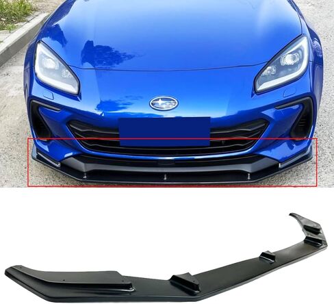 FITS 2022-2026 SUBARU BRZ ZD8 V STYLE ONE PIECE FRONT BUMPER LIP CHIN SPLITTER KIT in Saudi Arabia
