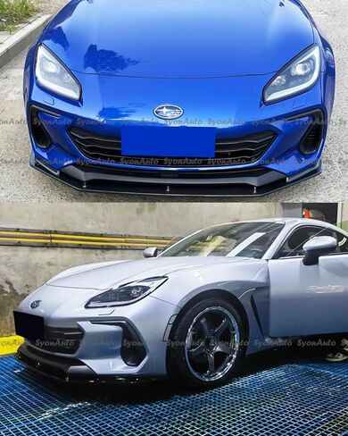 FITS 2022-2026 SUBARU BRZ ZD8 V STYLE ONE PIECE FRONT BUMPER LIP CHIN SPLITTER KIT in Saudi Arabia