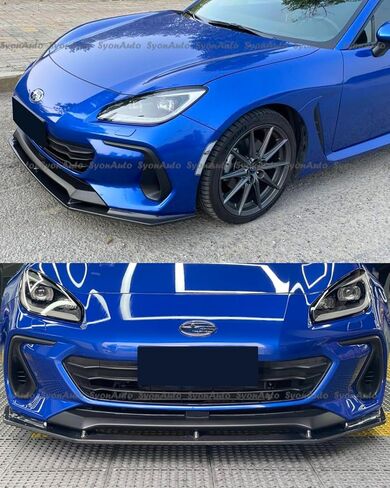FITS 2022-2026 SUBARU BRZ ZD8 V STYLE ONE PIECE FRONT BUMPER LIP CHIN SPLITTER KIT in Saudi Arabia