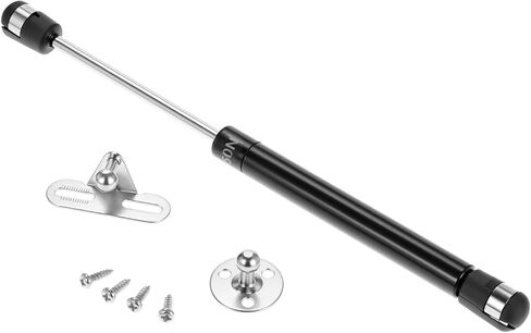 QWORK دعامات غاز 10 بوصة، ضغط 45N/10lb، مجموعة من 4 زنبركات غاز لدعم الرفع لأبواب خزانة RV، وصناديق الأدوات، وغطاء القارب in Kuwait
