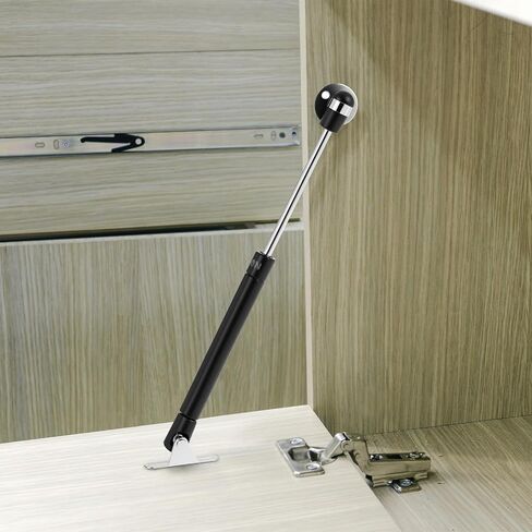 QWORK دعامات غاز 10 بوصة، ضغط 45N/10lb، مجموعة من 4 زنبركات غاز لدعم الرفع لأبواب خزانة RV، وصناديق الأدوات، وغطاء القارب in Kuwait