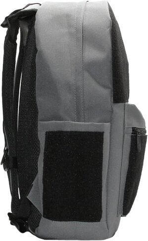 HEDi HEDiGEAR Base Backpack (Gray) – Medium 17L Backpack with Hook & Loop Panels for Patches, Multiple Storage and Media Pocket w/Headphone Port for Hiking, Work & Travel in Saudi Arabia