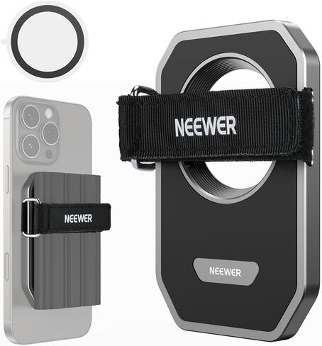 حامل حامل NEEWER T5 T7 T9 SSD لهاتف iPhone 15 Pro Max قفص الهاتف PA023 PA024، مشبك SSD 2.2 بوصة - 3 بوصة/55-75 مم متوافق مع سامسونج مع حافة مشطوفة مضادة للالتواء 1/4 بوصة، حذاء بارد، UA051 in Saudi Arabia