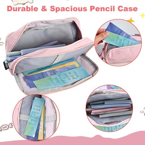 Goldge Bible Journaling Kit, Bible Study Supplies with 18 No Bleed Highlighters & Pens, 30 Index Tabs, Notebook, Pencil Case, Annotation Kit for Women, Christian Gift, Valentines Day Gift for Her in Saudi Arabia