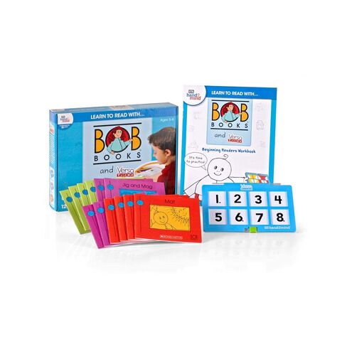 hand2mind Bob Books & Versatiles Beginning Readers Set, First Reader Books, Learn to Read, Phonemic Awareness & Phonics Workbook, Toddler Learning Activities, Kindergarten Homeschool Supplies in Saudi Arabia