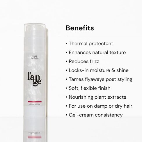 L'ANGE HAIR Posh Hair Polish | Helps Condition, Impart Shine, and Reduce Frizz | Paraben-Free Formula Enriched with Nourishing Botanicals in Kuwait