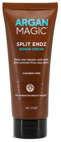 Argan Magic Split Endz Cream - Instantly Binds Frayed and Separated Ends While Preventing Future Breakage | Controls Frizz | Made in USA, Paraben Free, Cruelty Free (6 oz) in Kuwait