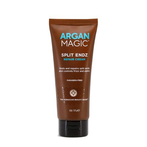 Argan Magic Split Endz Cream - Instantly Binds Frayed and Separated Ends While Preventing Future Breakage | Controls Frizz | Made in USA, Paraben Free, Cruelty Free (6 oz) in Kuwait