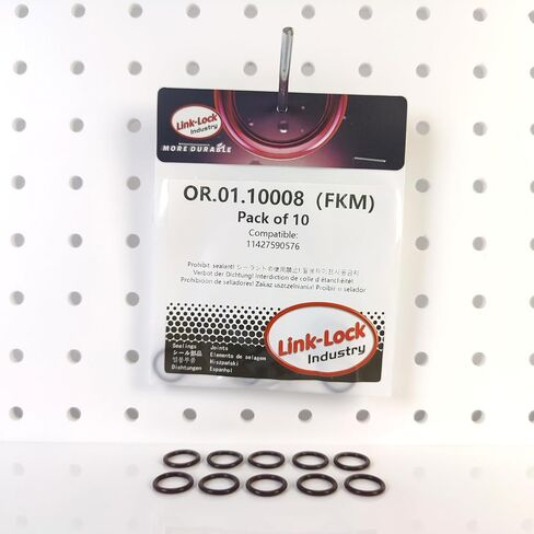 10 قطعة FKM Viton OR.01.10008 خط أنابيب الشحن التوربيني O-Ring 11427590576 لسيارات BMW N55 B58 in Kuwait