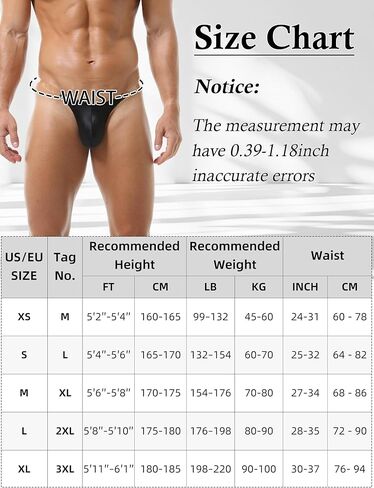 FEOYA Men's Thong Low Waisted Stretchy Satin Briefs Clear Strap Soft Bulge Pouch Underwear Lingerie in Saudi Arabia