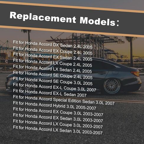 32600-SDB-A00 مجموعة الأسلاك الأرضية للبطارية السالبة تناسب Honda Accord EX/LX 2003-2007 Hybrid 2005-2007 SE 2005 DX 2005 EX-L 2007 Special Edition Special Edition 2007، كابل استبدال البطارية in Kuwait