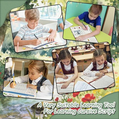 4 عبوات من مصنفات الكتابة اليدوية المخطوطة، كتب ممارسة الكتابة المخددة السحرية، كتب تدريبات الكتابة اليدوية القابلة لإعادة الاستخدام، مصنف الطالب المخطوطة للأطفال الذين تتراوح أعمارهم بين 5-12 عامًا، الكتابة بدون دموع in Kuwait