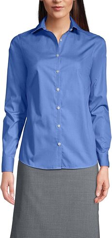 Lands' End Women's Long Sleeve Broadcloth Shirt in Saudi Arabia