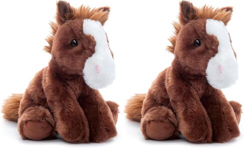 The Petting Zoo Floppy Horse Stuffed Animal Plushie, Gifts for Kids, Wild Onez Wildlife Animals, Horse Plush Toy 9 inches in Saudi Arabia