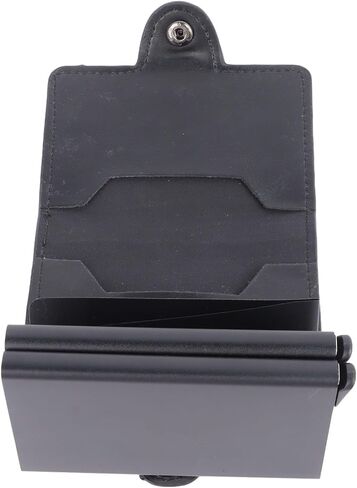حجب المحفظة البسيطة للرجال والنساء. حامل بطاقات الائتمان عالي الجودة من سبيكة حماية RFID مع فتحات مزدوجة وجيوب متعددة. مناسبة للاستخدام اليومي في مجال السفر in Saudi Arabia