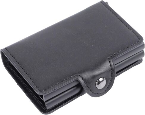 حجب المحفظة البسيطة للرجال والنساء. حامل بطاقات الائتمان عالي الجودة من سبيكة حماية RFID مع فتحات مزدوجة وجيوب متعددة. مناسبة للاستخدام اليومي في مجال السفر in Saudi Arabia