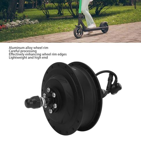 36V 500W Electric Bicycle Rear Hub Motor, 9-Pin Brushless Geared Wheel, Aluminum Alloy Rim for Mountain Bike, Compatible with 16-700c Wheels, Lithium Battery Conversion in Saudi Arabia