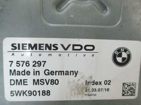 Engine ECM Electronic Control Module 3.0L Fits 07-10 Compatible with BMW 328i 7 576 297 7576297 in Saudi Arabia