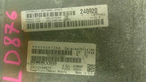 وحدة التحكم في المحرك ECM 2.4L تناسب 08-10 Sebring متوافقة مع Avenger P05187233AD 05187233AD in Kuwait