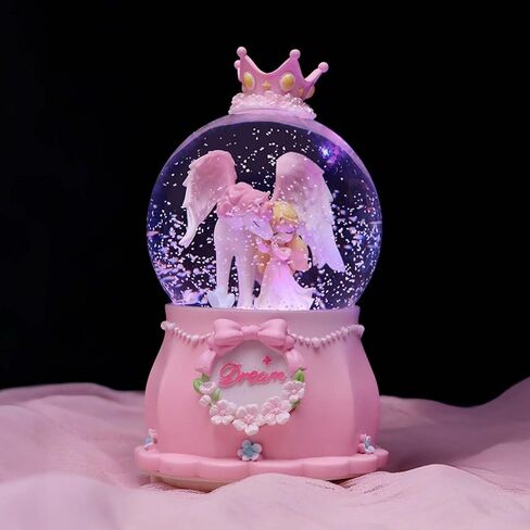 كرة زجاجية من You're My Princess Snowflake، كرة ثلجية يونيكورن برينسيس مع الموسيقى، هدية كرة ثلجية للفتيات والبنات والسيدات الصديقات، انجراف ثلجي تلقائي (4 * 6.3 بوصة) (أرجواني) in Saudi Arabia