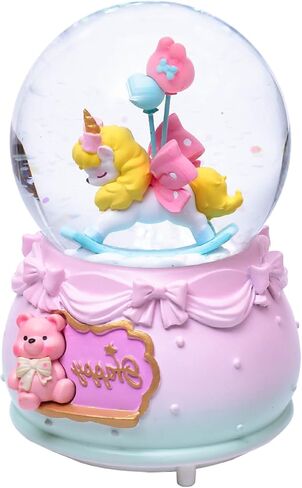 كرة ثلج مع هدية خفيفة، كرة لامعة موسيقية كريستالية لعيد الميلاد وأعياد الميلاد، 80 مم زينة كرة مائية زجاجية، حب - اقتراح، 3.3 بوصة × 3.3 بوصة × 5 بوصة in Kuwait