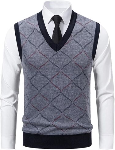 Autumn and Winter Velvet Casual Vest Pullover Sweater Vest in Saudi Arabia