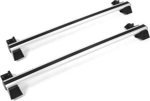 قضبان متقاطعة لرف السقف متوافقة مع 2003-2009 Hummer H2 Cross Rails سبائك الألومنيوم 2 قطعة in Kuwait