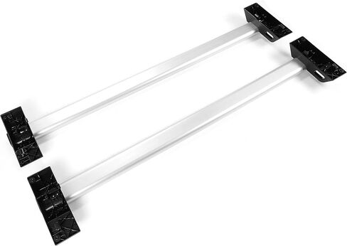 قضبان متقاطعة لرف السقف متوافقة مع 2003-2009 Hummer H2 Cross Rails سبائك الألومنيوم 2 قطعة in Kuwait