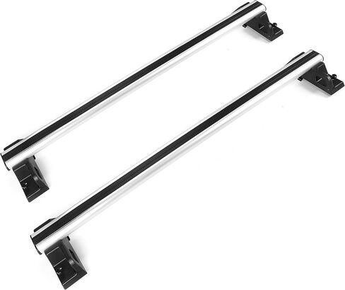 قضبان متقاطعة لرف السقف متوافقة مع 2003-2009 Hummer H2 Cross Rails سبائك الألومنيوم 2 قطعة in Kuwait