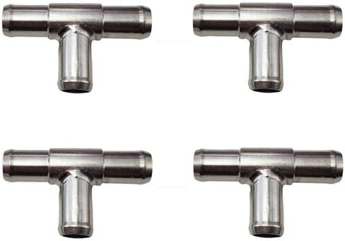 5/8 خرطوم سخان تي شيرت 3 طرق موصل أنابيب عالمي على شكل حرف T خرطوم مشعاع السيارة T-تركيبات لمعظم السيارات نظام تسخين مكيف الهواء مضخة مياه تبريد SUV شاحنة جرار 5/8X5/8X5/8 بوصة. in Kuwait