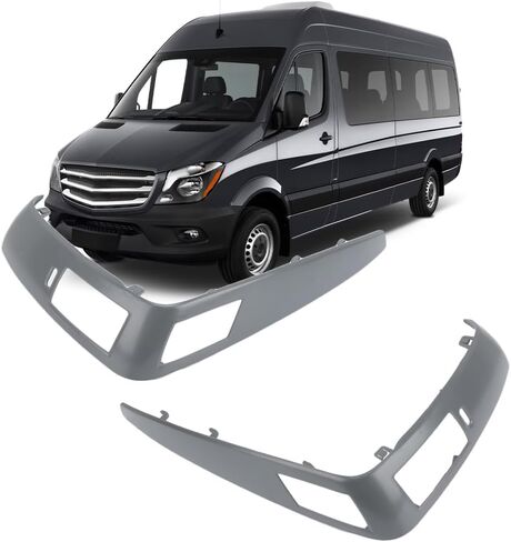 زوج غطاء فتحة التهوية باللون الرمادي يغطي لوحة منفذ الهواء المتوافقة مع Mercedes-Benz Sprinter W906 2006-2016 A9066890037 A9066890137 الجانب الأيسر والأيمن in Kuwait