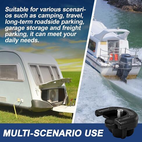 Outus 2 Inch Trailer Hitch Lock Heavy Duty Anti Theft Trailer Coupler Lock Stainless Steel Pin for Trailers Rvs Trucks Boats in Kuwait