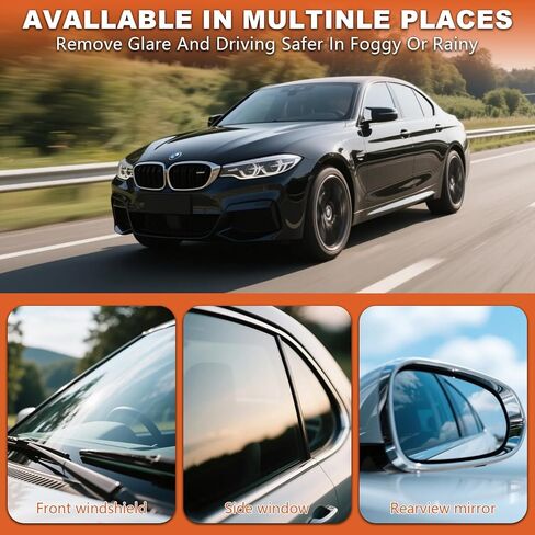 قطعتان من واقي الزجاج Q4 من كونال، فرشاة تنظيف الزجاج Q4 تزيل طبقة الزيت واللطخات لتحسين وضوح الزجاج الأمامي للسيارات والنوافذ لضمان سلامة القيادة in Kuwait