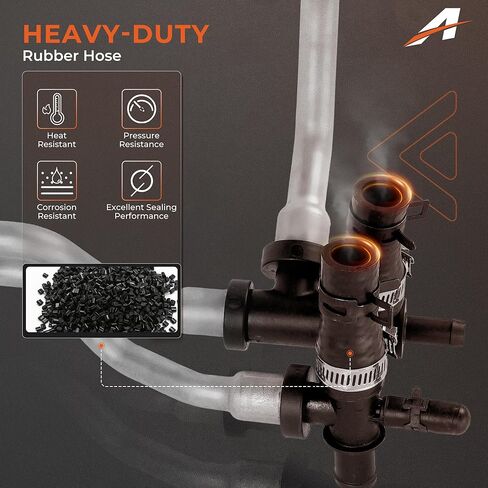 مجموعة أنبوب خط خرطوم السخان مع صمام مزيج HVAC متوافق مع Nissan Pathfinder 2005-2012 خرطوم Assy Heater 92408-ZL90B in Kuwait