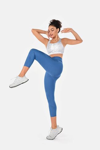 سروال Fanka Body Sculpt بجيب جانبي 7/8 2.0، تصميم أمامي بدون خياطة، تحكم في البطن 360 درجة، تمدد عالي التعافي in Kuwait