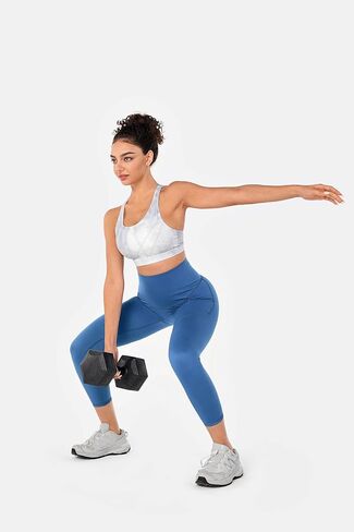 سروال Fanka Body Sculpt بجيب جانبي 7/8 2.0، تصميم أمامي بدون خياطة، تحكم في البطن 360 درجة، تمدد عالي التعافي in Kuwait
