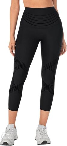 سروال Fanka Body Sculpt بجيب جانبي 7/8 2.0، تصميم أمامي بدون خياطة، تحكم في البطن 360 درجة، تمدد عالي التعافي in Kuwait