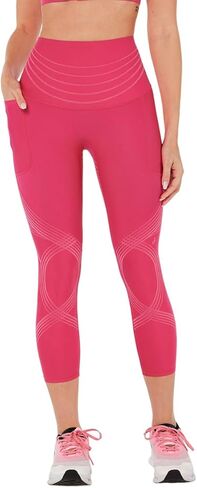 سروال Fanka Body Sculpt بجيب جانبي 7/8 2.0، تصميم أمامي بدون خياطة، تحكم في البطن 360 درجة، تمدد عالي التعافي in Kuwait