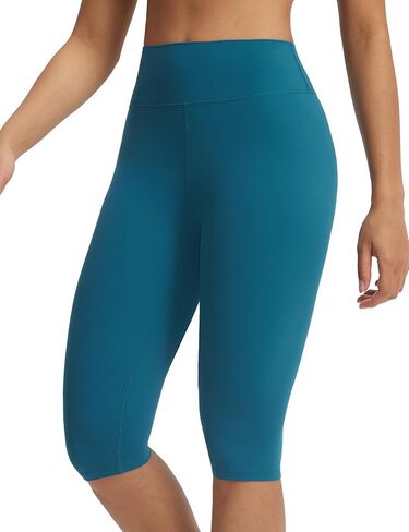 baleaf Women's Knee Length Capri Leggings High Waisted with Pocket 14" Yoga Stretch Casual Summer Workout Exercise in Saudi Arabia
