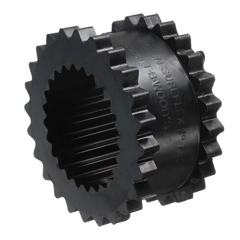 Uxcell أكمام اقتران Elastomer 9JE Gear Sleeve Coupling Insert تصميم صلب مطاط النتريل 3.43 بوصة معرف × 5.98 بوصة OD × 2.99 بوصة طول المطاط الصناعي in Saudi Arabia