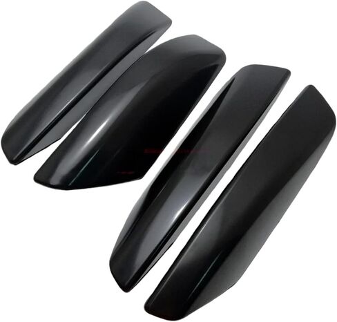 Black ABS Roof Cover Compatible For Toyota 4Runner N210 2003-2009 Hilux Surf SW4 Car Roof Rack Bar Rail End Replace Cover Shell Trim 4Pcs(Silver) in Saudi Arabia