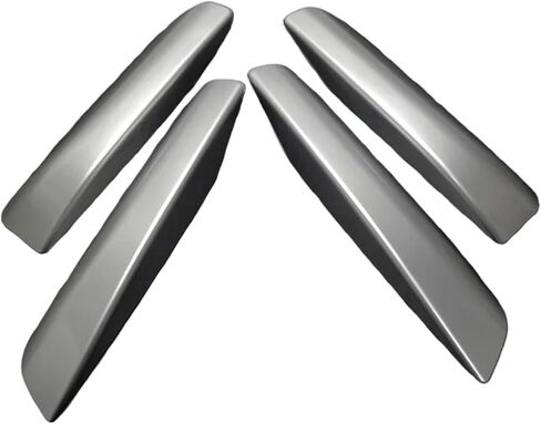 Black ABS Roof Cover Compatible For Toyota 4Runner N210 2003-2009 Hilux Surf SW4 Car Roof Rack Bar Rail End Replace Cover Shell Trim 4Pcs(Silver) in Saudi Arabia