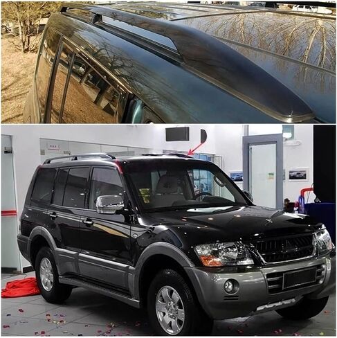 4PC Luggage Rack Cover Roof Rail End Cap Rubber Gasket Compatible For Mitsubishi Montero Pajero MK3 MK4 V73 V75 V77 V78 V87 V88 V93 V95 V97(1 Set Rubber Gasket) in Saudi Arabia