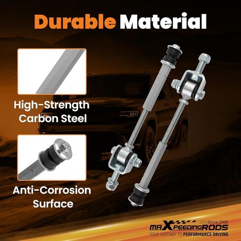 رابط نهاية شريط Sway قابل للتعديل من maxpeedingrods 4-6 بوصة لـ 1999-2016 Chevy Silverado/GMC Sierra 1500 2500 3500 HD، لـ Suburban 1500/Tahoe/Avalanche in Kuwait