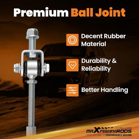 رابط نهاية شريط Sway قابل للتعديل من maxpeedingrods 4-6 بوصة لـ 1999-2016 Chevy Silverado/GMC Sierra 1500 2500 3500 HD، لـ Suburban 1500/Tahoe/Avalanche in Kuwait