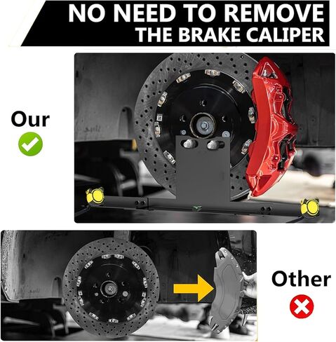 Heavy Duty Toe Alignment Plate Tool, Detachable Universal Automotive Alignment Tool with 2 Imperial Tape, All Steel Construction Car Kit for Car Truck SUV in Saudi Arabia
