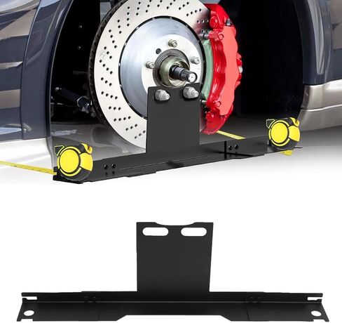 Heavy Duty Toe Alignment Plate Tool, Detachable Universal Automotive Alignment Tool with 2 Imperial Tape, All Steel Construction Car Kit for Car Truck SUV in Saudi Arabia