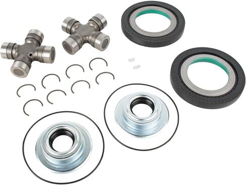 مجموعة وصلات U قابلة للدهون وختم المحور الأمامي متوافقة مع Ford F250 F350 Super Duty 2005-2014، استبدل 2017426 2014835 54983 25-332X SPL55-3X in Saudi Arabia