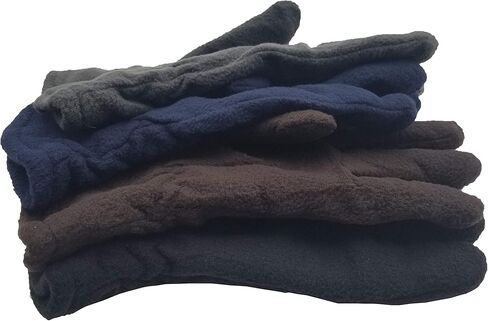 24 Pairs of Winter Fleece Gloves, Soft Warm Cozy Sports Glove, Mens Womens Kids in Saudi Arabia